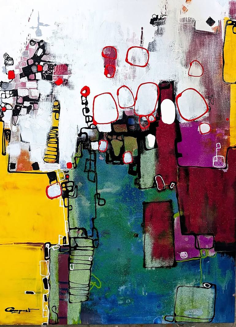Original Abstract Paintings by Gayane Melikyan