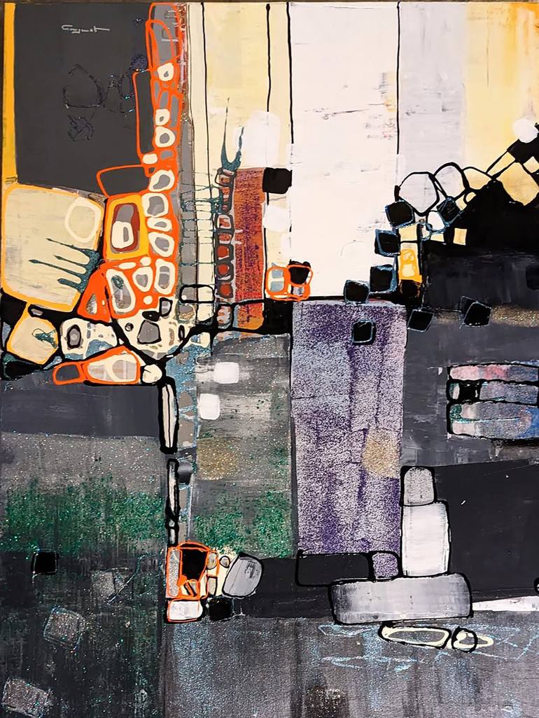 Original Abstract Paintings by Gayane Melikyan