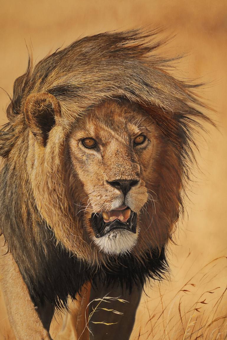 Original Photorealism Animal Painting by Shakart Shant Karapetyan