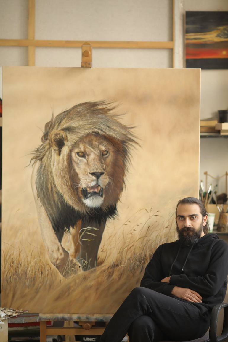 Original Photorealism Animal Painting by Shakart Shant Karapetyan