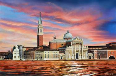 Original Realism Architecture Paintings by Michael Neamand