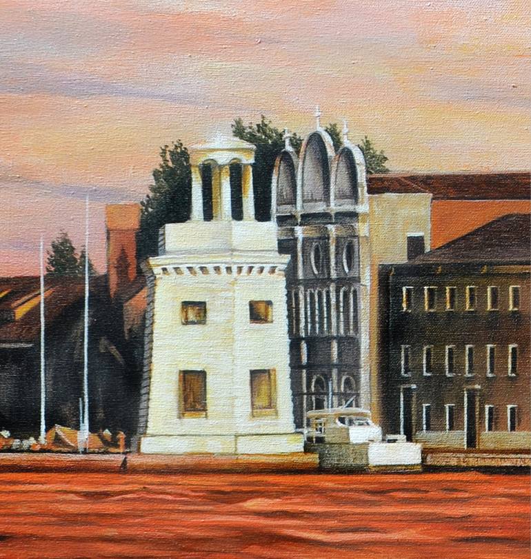 Original Realism Architecture Painting by Michael Neamand