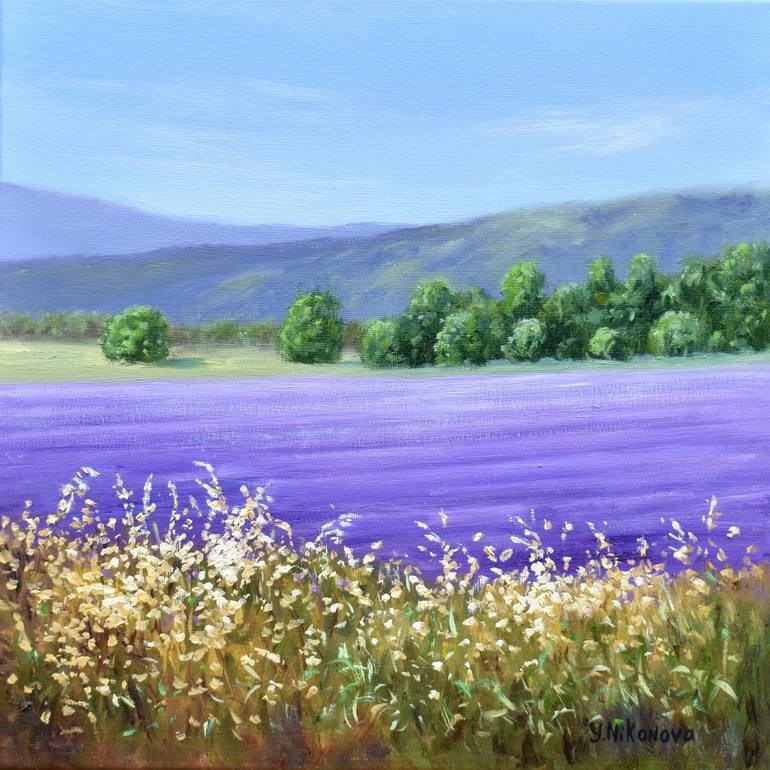 Print of Impressionism Landscape Paintings by Yulia Nikonova