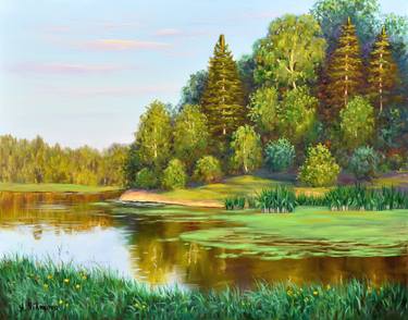 Original Realism Landscape Paintings by Yulia Nikonova