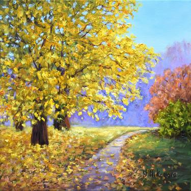 Original Impressionism Landscape Paintings by Yulia Nikonova