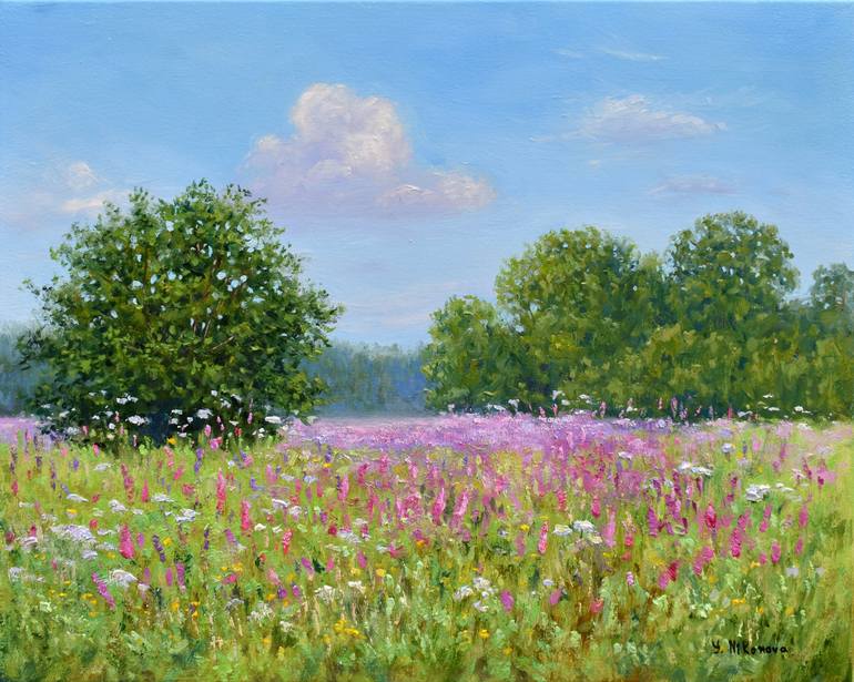 Original Impressionism Landscape Paintings by Yulia Nikonova
