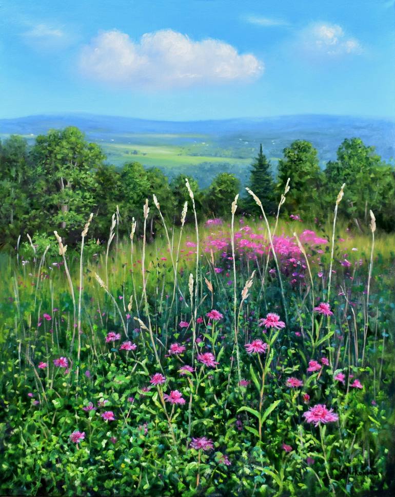 Print of Impressionism Landscape Paintings by Yulia Nikonova