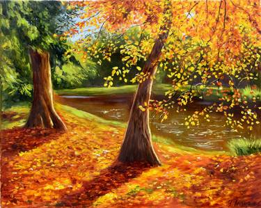 Original Realism Landscape Paintings by Yulia Nikonova