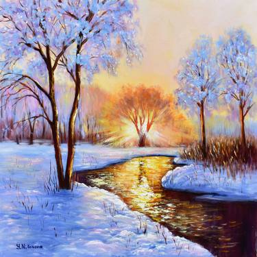 Original Fine Art Landscape Paintings by Yulia Nikonova