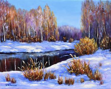 Original Fine Art Landscape Paintings by Yulia Nikonova