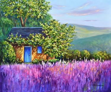 Original Impressionism Landscape Paintings by Yulia Nikonova