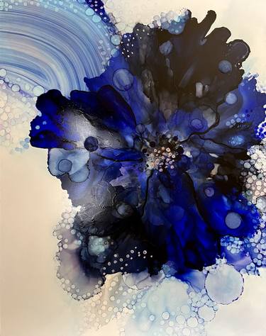 Print of Abstract Floral Paintings by Rebecca Bond