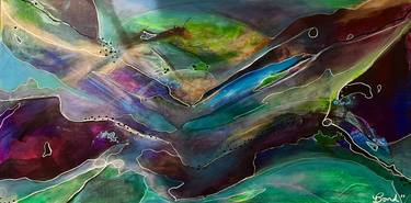 Print of Fine Art Abstract Paintings by Rebecca Bond