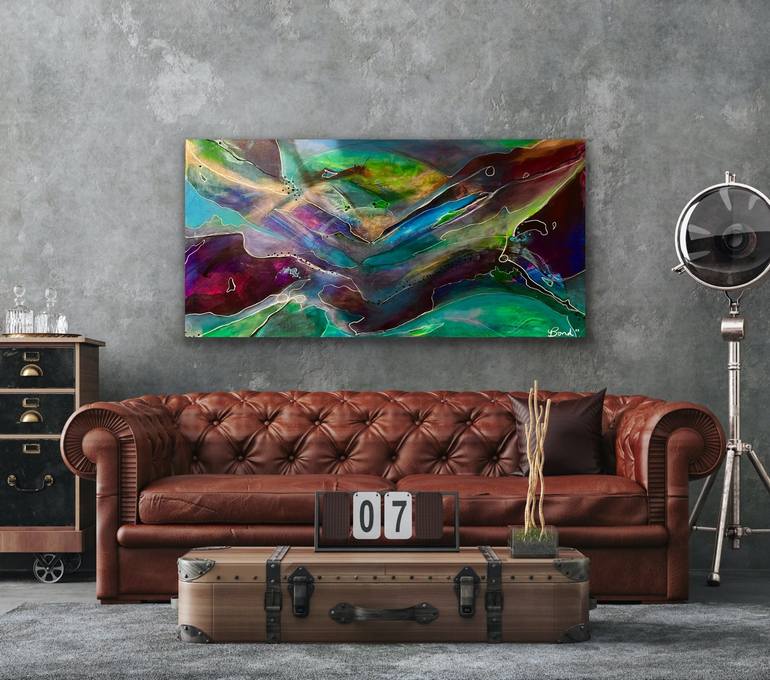 Original Contemporary Abstract Painting by Rebecca Bond