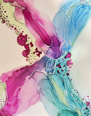 Print of Abstract Expressionism Botanic Paintings by Rebecca Bond