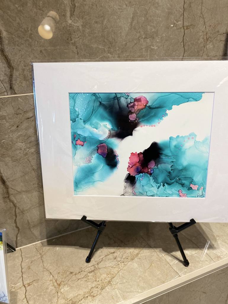 Original Abstract Expressionism Water Painting by Rebecca Bond