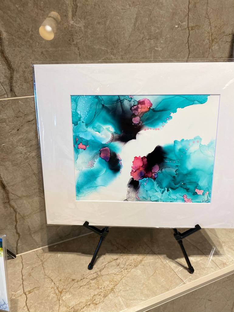 Original Abstract Water Painting by Rebecca Bond