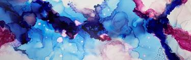 Print of Abstract Expressionism Water Paintings by Rebecca Bond