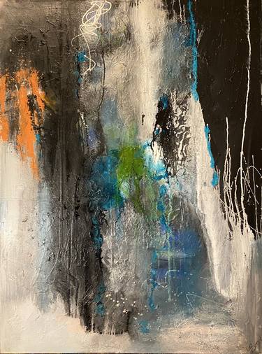 Original Abstract Expressionism Abstract Paintings by Rebecca Bond