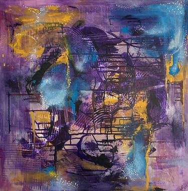 Original Abstract Expressionism Abstract Paintings by Rebecca Bond