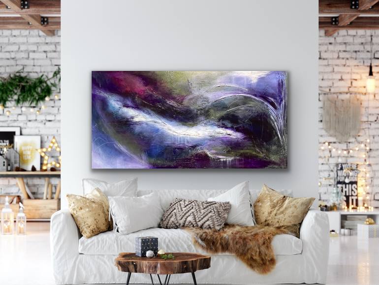 Original Abstract Expressionism Abstract Painting by Rebecca Bond