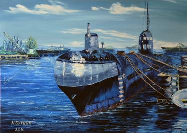 Print of Boat Paintings by Nina Butieva
