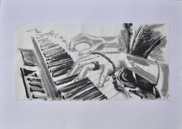 Print of Music Drawings by Nina Butieva