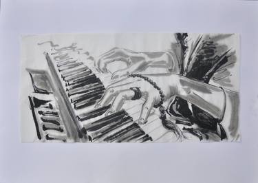 Print of Fine Art Music Drawings by Nina Butieva