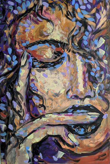 Original Abstract Women Paintings by Sandra Valevic