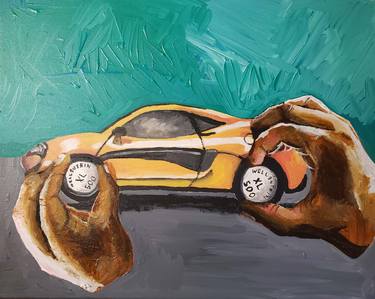 Print of Automobile Paintings by Ryan Murray