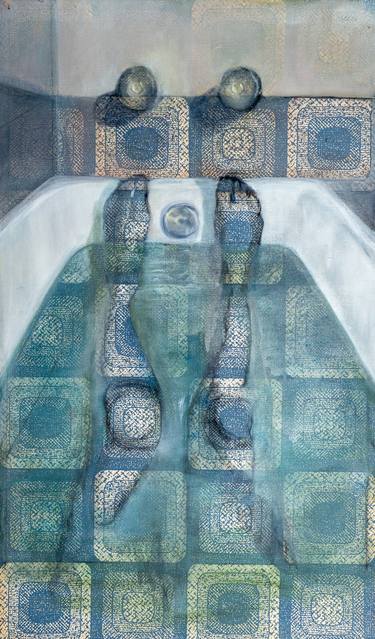 Print of Figurative Water Paintings by Lianne Goldsmith