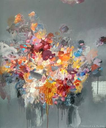 Original Abstract Paintings by Iskandar SY