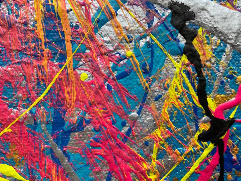 Original Abstract Expressionism Abstract Painting by Philip Leister