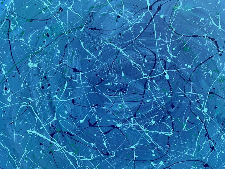 Original Abstract Expressionism Abstract Painting by Philip Leister