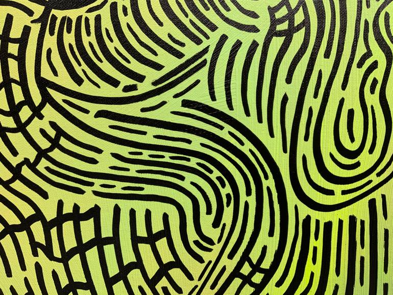Original Abstract Expressionism Abstract Drawing by Philip Leister