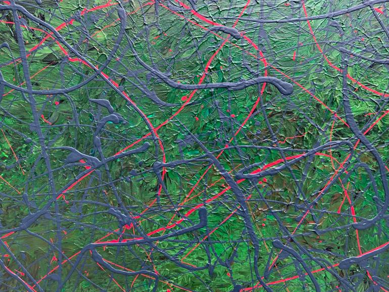 Original Abstract Expressionism Abstract Painting by Philip Leister