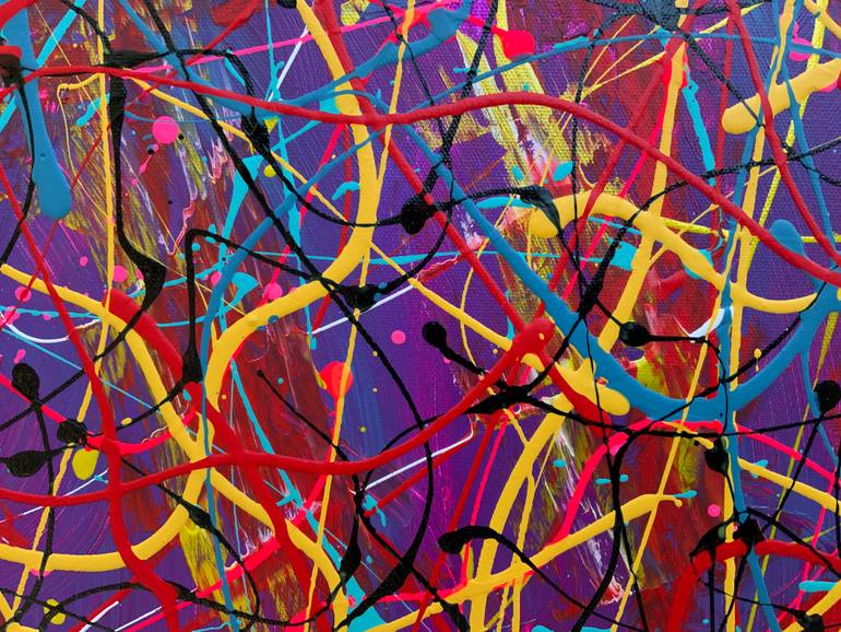 Original Abstract Expressionism Abstract Painting by Philip Leister