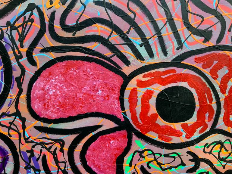 Original Abstract Expressionism Abstract Drawing by Philip Leister