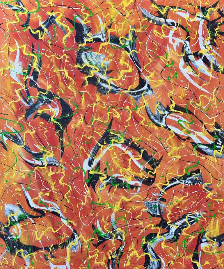Print of Abstract Expressionism Abstract Paintings by Philip Leister