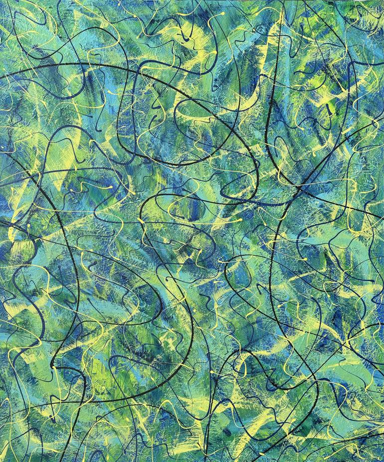 Print of Abstract Expressionism Abstract Paintings by Philip Leister