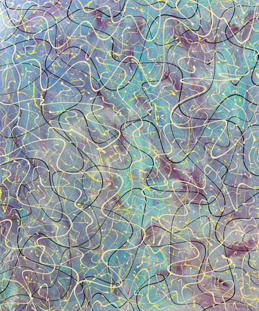 Original Abstract Expressionism Abstract Painting by Philip Leister