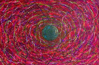 Original Abstract Expressionism Abstract Painting by Philip Leister