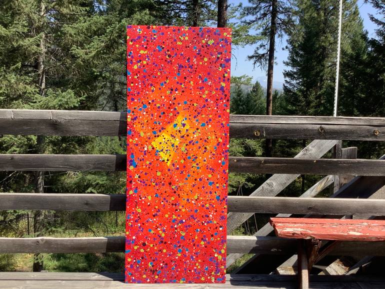 Original Abstract Expressionism Abstract Painting by Philip Leister