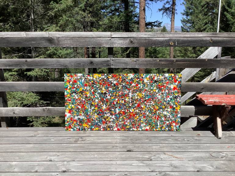 Original Abstract Expressionism Abstract Painting by Philip Leister