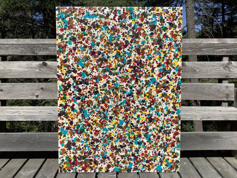 Original Abstract Expressionism Abstract Painting by Philip Leister