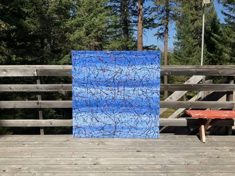 Original Abstract Expressionism Abstract Painting by Philip Leister