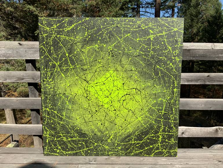 Original Abstract Expressionism Abstract Painting by Philip Leister