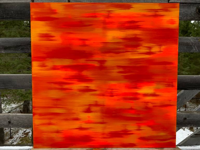 Original Abstract Expressionism Abstract Painting by Philip Leister