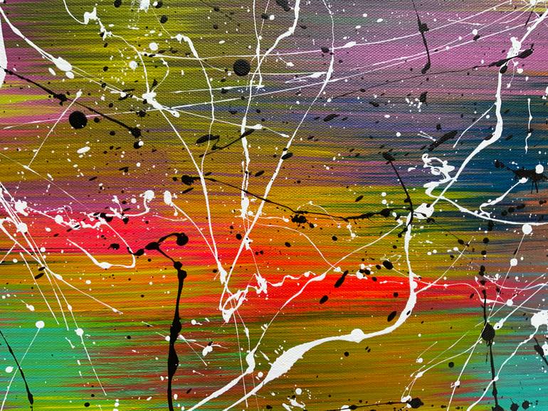 Original Abstract Expressionism Abstract Painting by Philip Leister