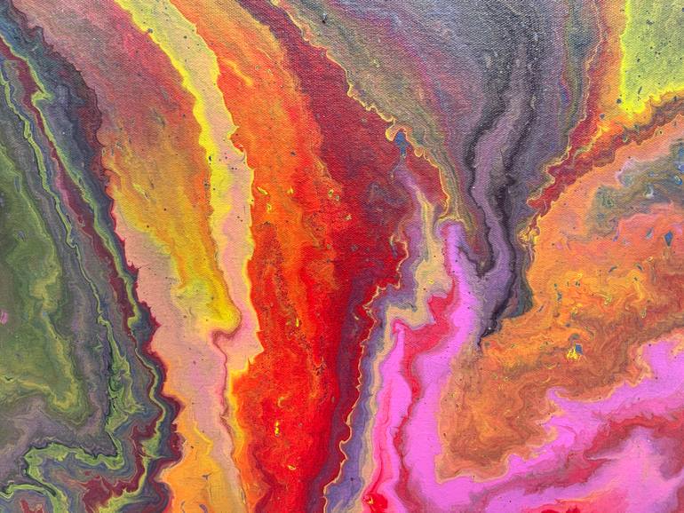 Original Abstract Expressionism Abstract Painting by Philip Leister